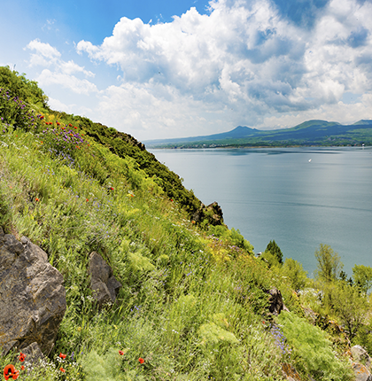 Озеро Севан в Армении