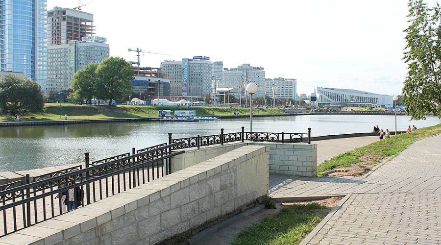 Отдых у реки в Минске 