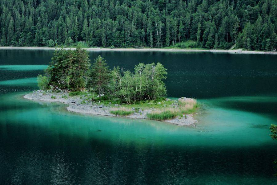 Сказочное озеро в Центральной Европе