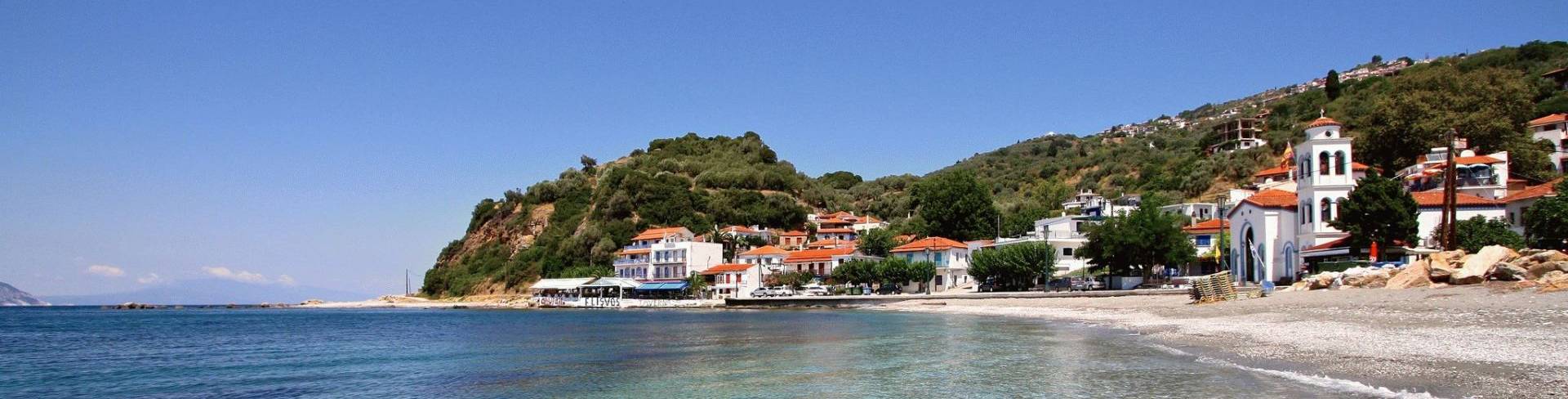 Лутраки - пляжный курорт в Греции