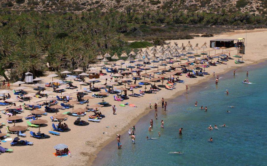 Один из самых известных критских пляжей