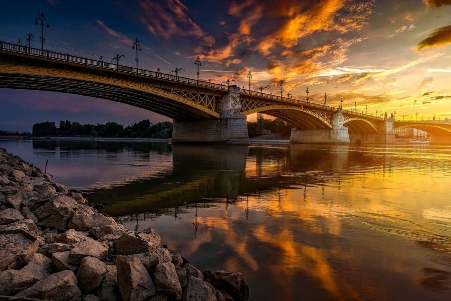 Река Дунай в Будапеште