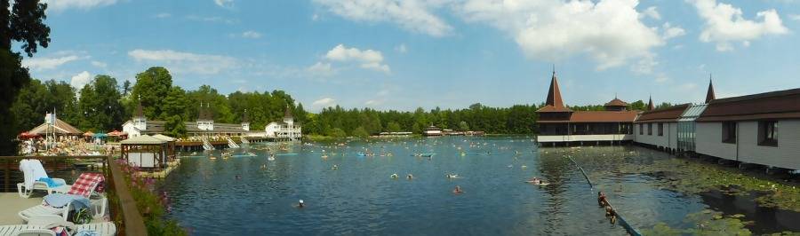 Озеро Хевиз в Венгрии