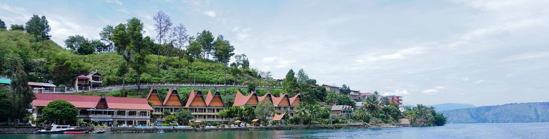 Красивейшее озеро Тоба на Суматре
