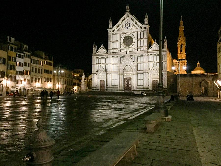 Флоренция ночью
