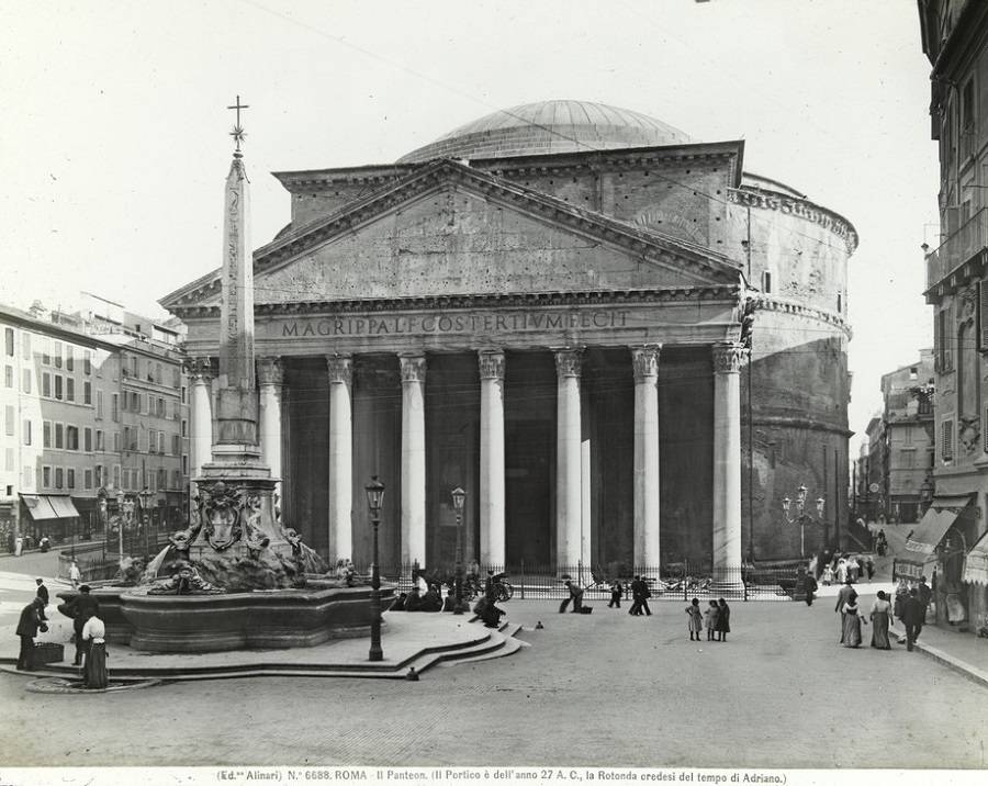 История создания Пантеона в Риме, Италия
