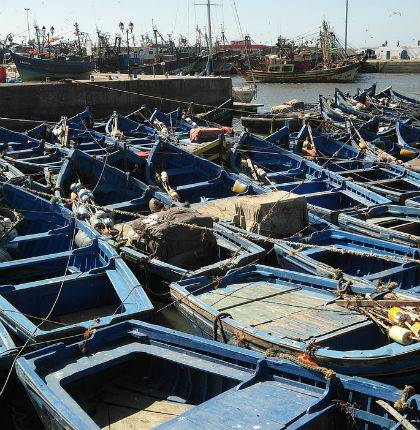 Лодки в Эс-Сувейре