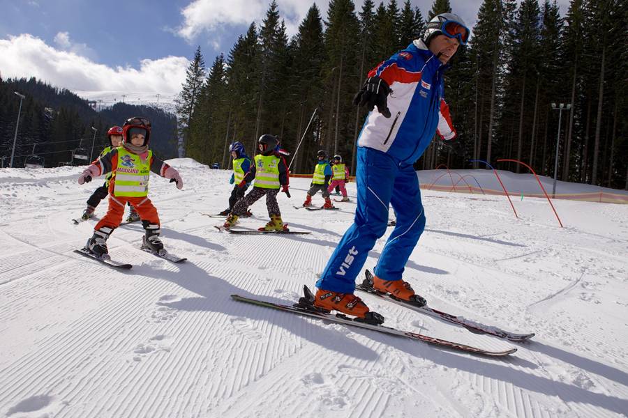 Горные лыжи в Словакии для детей