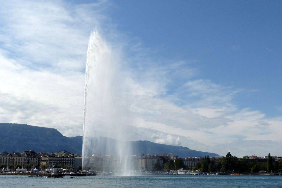 Один из самых высоких фонтанов в мире