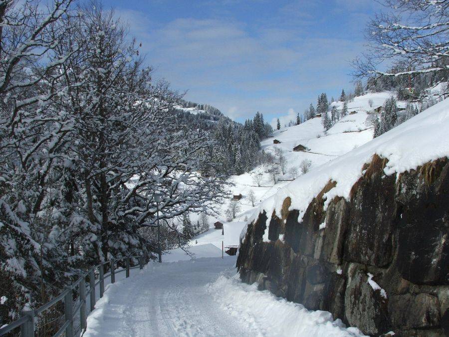 Швейцарский горнолыжный курорт